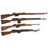 Image 1 : Four Rifles -A) Ludwig Loewe Model 1891 Argentine Contract Mauser Bolt Action Rifle