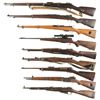 Image 2 : Nine Military Bolt Action Long Guns -A) New England Westinghouse Model 1891 Nagant Rifle