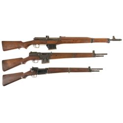 Three Military Rifles -A) Egyptian Hakim Semi-Automatic Rifle