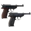 Image 2 : Two German Military P-38 Semi-Automatic Pistols -A) Mauser "byf/43" Code P-38 Pistol with Holster