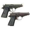 Image 2 : Two Walther PP Semi-Automatic Pistols -A) Walther PP Pistol with Holster