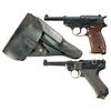 Image 1 : Two German Semi-Automatic Pistols -A) Mauser "byf/44" P-38 Pistol