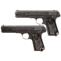 Two Husqvarna Model 1907 Semi-Automatic Pistols -A) Husqvarna Model 1907 Pistol