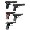 Image 2 : Five Eastern European Semi-Automatic Pistols with Holsters and Extra Magazines -A) Serbian M70A Toka