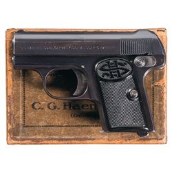 Haenel Schmeisser Number One Semi-Automatic Pistol with Box