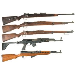 Five Longarms -A) Nazi Marked "DOT" Code Brno Arms Model 98 Bolt Action Rifle