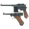 Image 1 : Two Semi-Automatic Pistols -A) Mauser Broomhandle Pistol