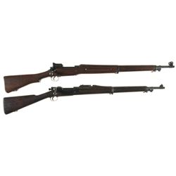 Two U.S. Military Bolt Action Rifles -A) U.S. Eddystone Model 1917 Rifle