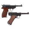 Image 2 : Two Semi-Automatic German Military Pistols -A) Spreewerke "cyq" Code P-38 Pistol with Holster