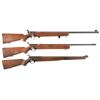 Image 1 : Three U.S. Mossberg Bolt Action Training Rifles -A) U.S. Mossberg Model 144US Rifle