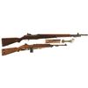 Image 1 : Two U.S. Military Semi-Automatic Longarms -A) U.S. Springfield Armory M1 Garand Rifle with Grenade L