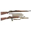 Image 1 : Two U.S. Long Guns -A) U.S. Springfield Model 1903 Bolt Action Rifle