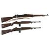 Image 1 : Three U.S. Military Longarms -A) U.S. Springfield Armory Model 1903 Bolt Action Rifle with Book
