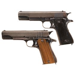 Two Argentine Semi-Automatic Pistols -A) D.G.F.M. - (F.M.A.P) Model 1927 Pistol