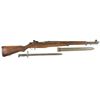 Image 1 : U.S. Springfield M1 Garand Semi-Automatic Rifle with Bayonet