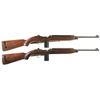Image 1 : Two Early Configuration U.S. M1 Semi-Automatic Carbines -A) U.S. Underwood M1 Carbine