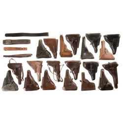 Grouping of European Holsters and Belts