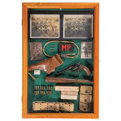 Ordnance Marked Smith & Wesson U.S. Army Model 1917 Double Action Revolver with Wooden Display Case 