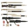 Image 1 : Grouping of Four German Police/Fire Edged Weapons, with Additional German Fire Uniform Items