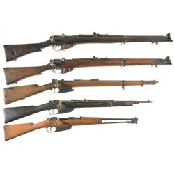 Five Bolt Action Military Rifles -A) London Small Arms Enfield No. 1 MK III Rifle