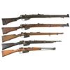 Image 1 : Five Bolt Action Military Rifles -A) London Small Arms Enfield No. 1 MK III Rifle