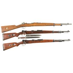 Three Bolt Action Military Rifles -A) Swedish Carl Gustaf Model 96/38 Mauser Rifle