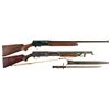 Image 1 : Two U.S. Military Shotguns -A) U.S. Remington Model 11 Semi-Automatic Shotgun