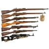 Image 1 : Seven Military Longarms -A) Westinghouse Imperial Russian Contract Mosin Nagant Model 1891 Bolt Acti