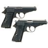 Image 2 : Two Walther Semi-Automatic Pistols -A) Walther Model PP Pistol in .22 LR with Holster