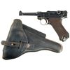 Image 1 : DWM Model 1920 Police Rework Luger Semi-Automatic Pistol Dated "1921" with Holster