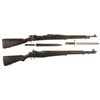 Image 1 : Two U.S. Military Longarms -A) U.S. Springfield Model 1903 Bolt Action Rifle with Bayonet