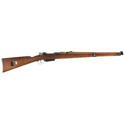Swiss Model 1893 Straight Pull Bolt Action Rifle