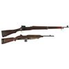 Image 1 : Collector's Lot of Two U.S. Military Winchester Longarms -A) U.S. Winchester Model 1917 Bolt Action 