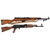 Image 1 : Two Semi-Automatic Long Guns -A) Soviet SKS Carbine with Bayonet