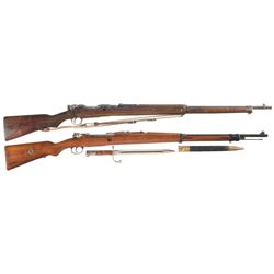 Two Military Bolt Action Rifles -A) Tokyo Arsenal Zero Series Type 38 Rifle
