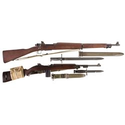 Two U.S. Military Longarms with Bayonets -A) U.S. Remington Model 1903A3 Bolt Action Rifle