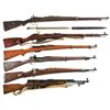 Image 1 : Six Military Rifles -A) Turkish Model 1938 Mauser Bolt Action Rifle with Bayonet