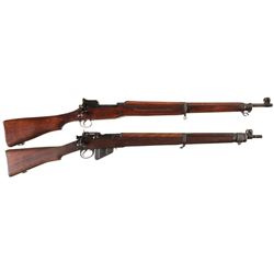 Two Military Bolt Action Rifles -A) U.S. Eddystone Model 1917 Rifle