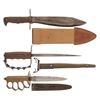 Image 1 : Three American Fighting Knives with Sheaths