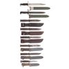 Image 1 : Six American Military Knives and Two Bayonets