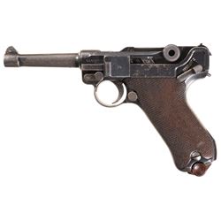 Mauser 1938 Date "S/42" Code Luger Semi-Automatic Pistol