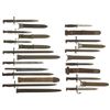Image 1 : Large Grouping of American Bayonets and Fighting Knives with Sheaths