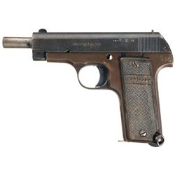 Spanish "Ruby" Pattern Praga Marked Semi-Automatic Pistol with Rare Czech Proofs