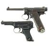 Image 1 : Two Japanese Military Semi-Automatic Pistols -A) Nagoya Type 14 Nambu Pistol
