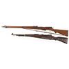 Image 2 : Two European Bolt Action Military Rifles -A) Swiss Schmidt Rubin Model 1896/11 Straight Pull Rifle