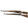 Image 2 : Two Bolt Action Military Rifles -A) Swedish Carl Gustaf Model 1896 Mauser Rifle with Bayonet