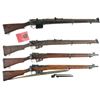 Image 1 : Four Bolt Action Military Rifles -A) Ishapore Model 2A Rifle