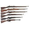 Image 1 : Six European Bolt Action Military Longarms -A) French Model 1886/93 Rifle