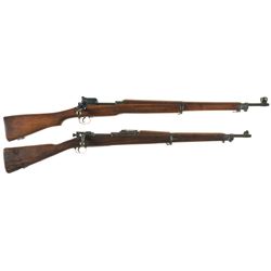 Two U.S. Military Bolt Action Rifles -A) U.S. Remington Model 1917 Rifle