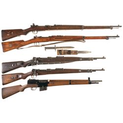 Five Military Rifles -A) Mexican Contract Japanese Model 1913 Bolt Action Rifle